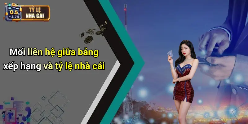 Mối liên hệ giữa bảng xếp hạng và tỷ lệ nhà cái