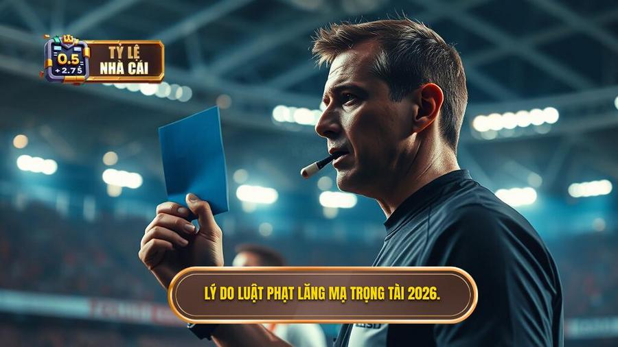 1. Lý do luật phạt lăng mạ trọng tài 2026.