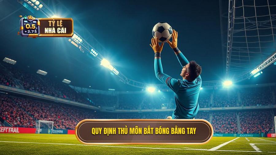 1. Quy định thủ môn bắt bóng bằng tay