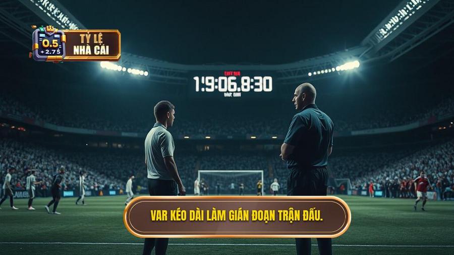 3. VAR kéo dài làm gián đoạn trận đấu.