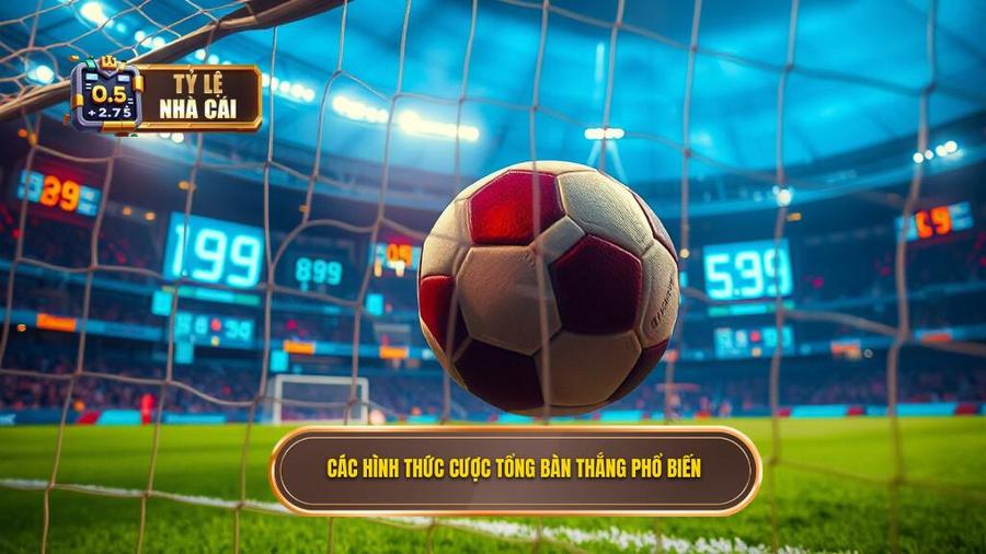 2. Các hình thức phổ biến của kèo cược tổng bàn thắng