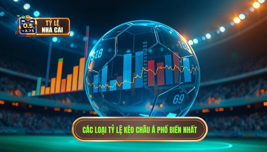 Phân tích các loại tỷ lệ kèo châu Á phổ biến nhất