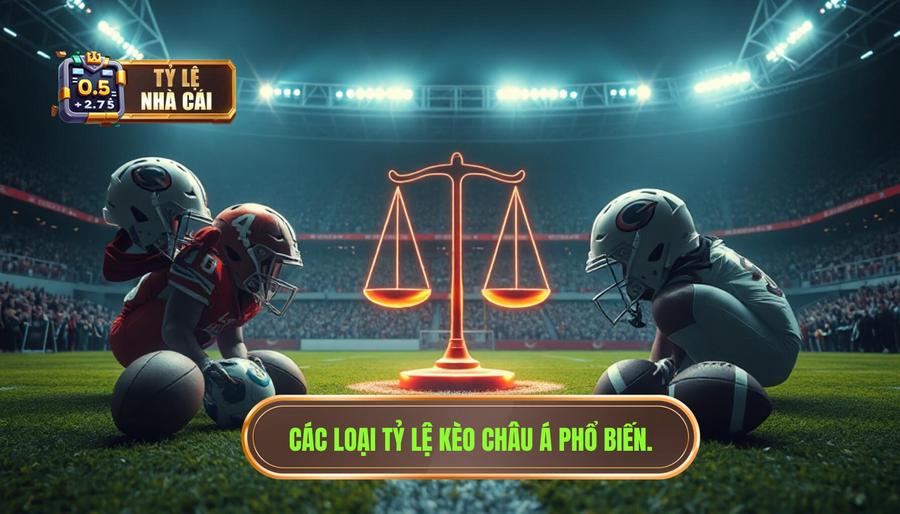 Các loại tỷ lệ phổ biến trong kèo châu Á trận đấu lớn