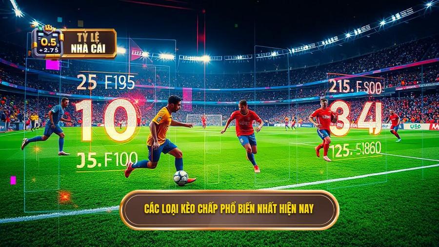 Các loại kèo chấp phổ biến nhất hiện nay