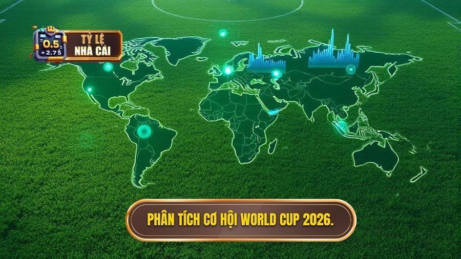 Phân tích cơ hội cho các khu vực tại World Cup 2026
