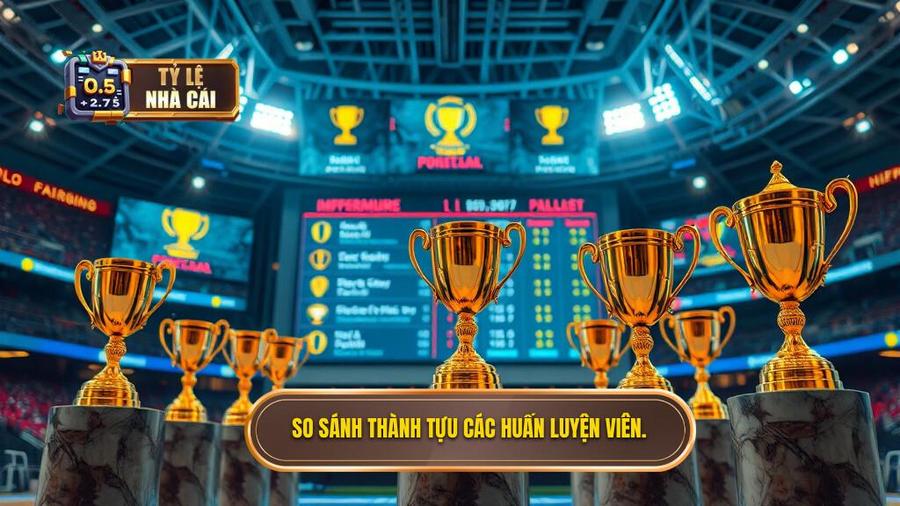 Bảng so sánh thành tựu của các huấn luyện viên hàng đầu